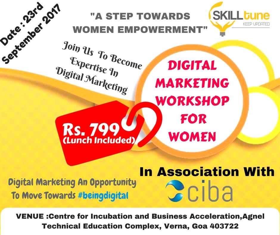 ciba-Digital Marketing Workshop For Women